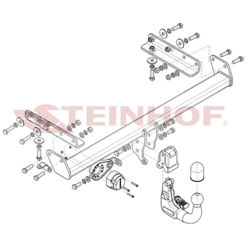 Фаркоп Subaru Outback (BT) 2022- FL Steinhof Арт. S436