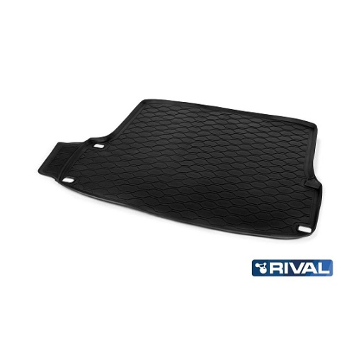 Коврик в багажник Skoda Octavia (A5) 2004-2009 Лифтбек, полиуретан Rival, Черный, Арт. 15101006