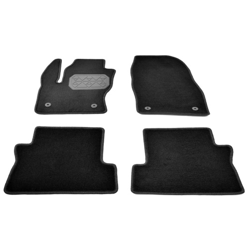 Коврики в салон Ford Kuga  2016-2019 FL, ткань Norplast, Черный, Арт. NPA10VTE220402