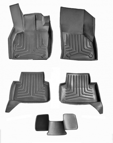 Коврики в салон Audi A3 (8V) 2012-2016 Хэтчбэк 5 дв., 3D ткань Euromat LUX, , Арт. EM3DLI004507