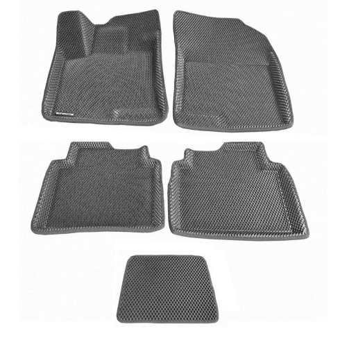 Коврики в салон Haval Jolion 2021-, 3D EVA Euromat, Черный, 4WD Арт. EM3DEVA001473
