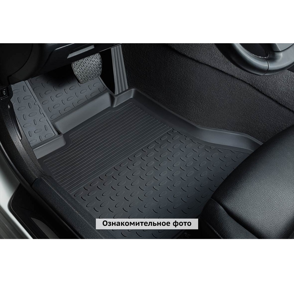 Коврики в салон LADA Iskra 2025-, резина Seintex выс. борт, Черный, Арт. 319459