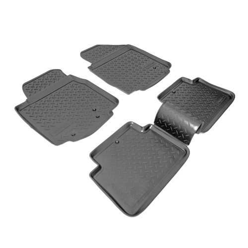 Коврики в салон Honda Pilot  2008-2011, полиуретан Norplast, Черный, Арт. NPLPO3051