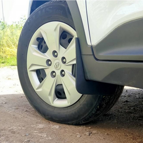 Брызговики Hyundai Creta 2015-2020, передние увеличенные, резина Арт. HCR1600020100
