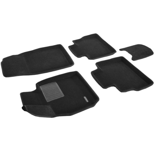 Коврики в салон EXEED RX 2022-, 3D ткань Euromat Business, Черный, Арт. EMC3D001427
