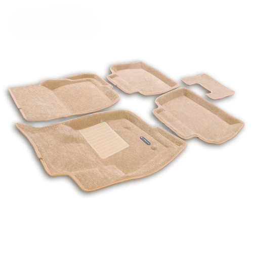Коврики в салон Ford Mondeo  2012-2019 Седан, 3D ткань Euromat Business, Бежевый, Арт. EMC3D002216T