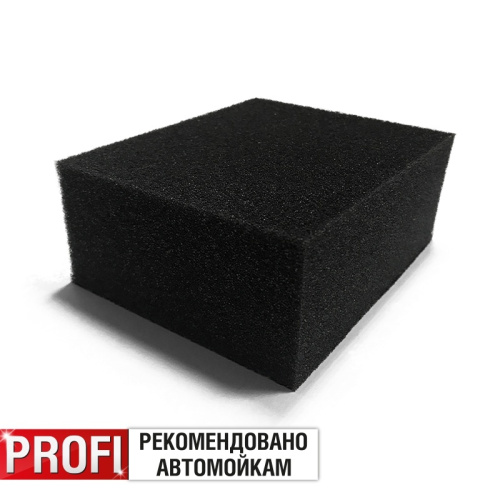 Губка поролоновая AVS SP-15 (чёрная) (120 x 100 x 50 мм) без индивид. упаковки, шт