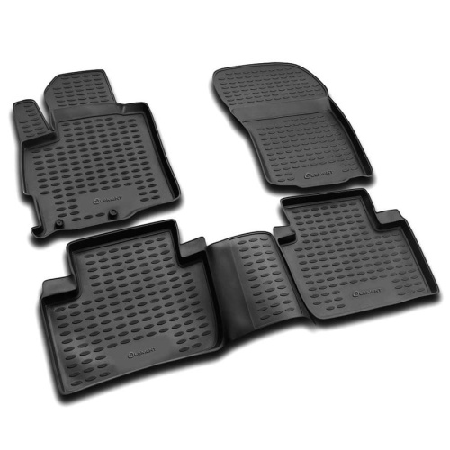 Коврики в салон Mitsubishi Outlander   2005-2009, полиуретан Element, Черный,  Арт. NLC.35.14.210