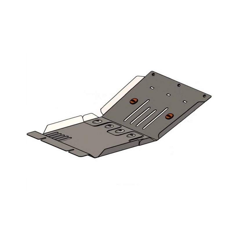 Защита картера двигателя, КПП, РК Haval H9 I 2017-2023 FL V - 2.0 AT; 2.0TD AT 4WD(4 части) Арт. ALF5506163ST