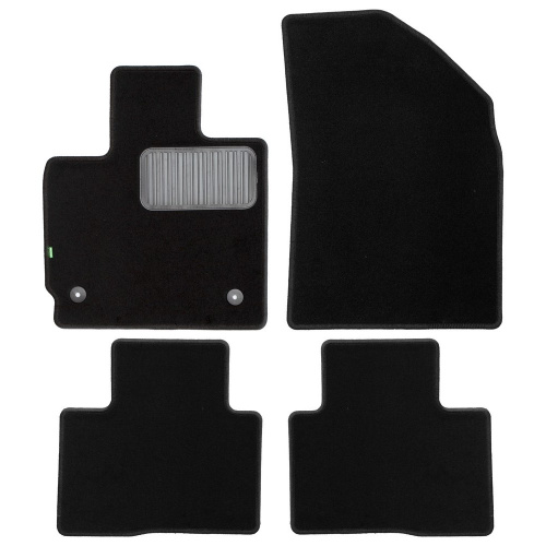 Коврики в салон EXEED TXL  2021- FL, текстильные Klever standart, Черный, Арт. KLEVER0210600301210KH