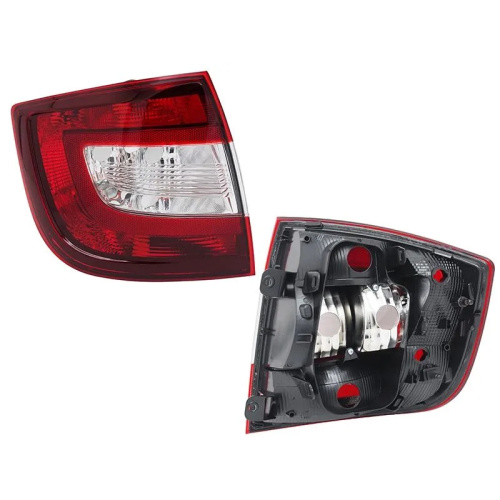 Фонарь задний  Skoda Rapid (NH3) 2012-2017 Лифтбек тёмно красный, слева (L) Арт. ST6651926LDR