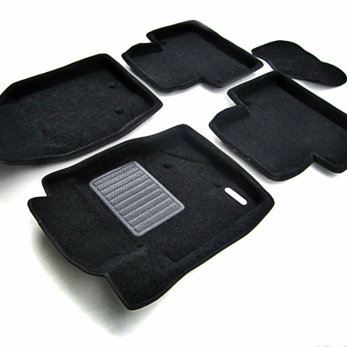 Коврики в салон Volvo XC90  2002-2006, 3D ткань Euromat Business, Черный, Арт. EMC3D-005508