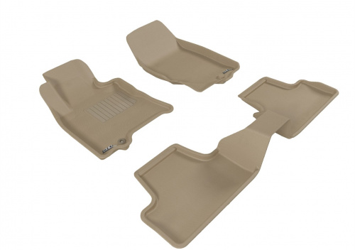 Коврики в салон Infiniti EX (J50) 2007-2013, 3D ткань Sotra Lux, Бежевый, Арт. ST 74-00470