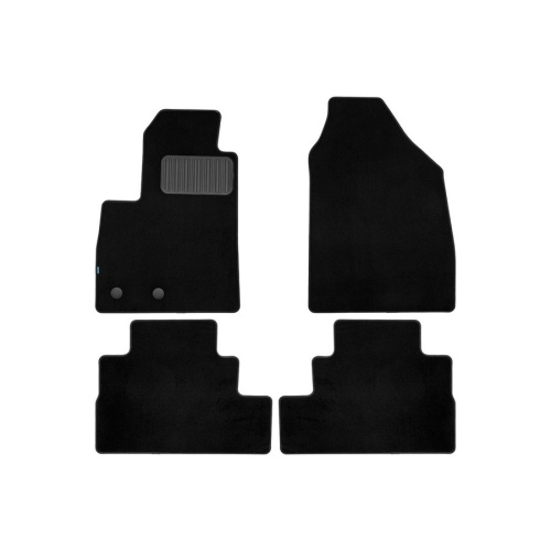 Коврики в салон Jetour Dashing 2022-, ткань Klever premium, Черный, Арт. KLEVER0312700222110KH