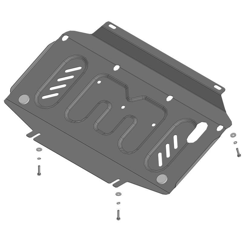 Защита радиатора Nissan Pathfinder (R51) 2004-2009 Арт. 71407