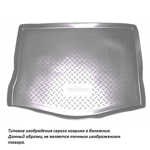 Коврик в багажник Honda CR-V  2006-2009, полиуретан Norplast, Серый, Арт. NPL-P-30-12-G