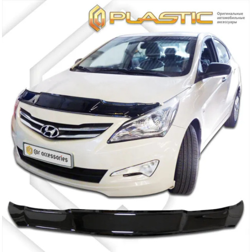 Дефлектор капота Ca-Plastic для Hyundai Solaris, арт.20100101100240000000000
