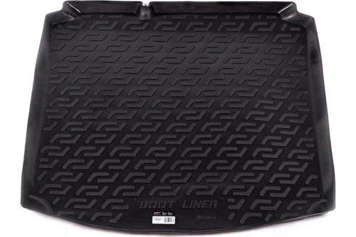 Коврик в багажник Volkswagen Jetta  2010-2015 Седан, пластик, L.Locker, Черный, Арт. 0101020200