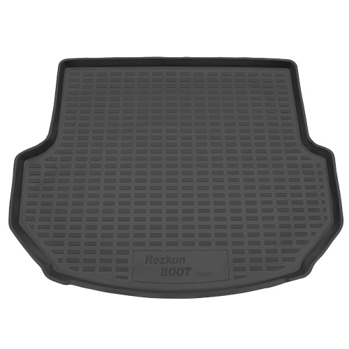 Коврик в багажник Hyundai Santa Fe (DM) 2012-2016, пластик Rezkon, Черный, Арт. 5020045400
