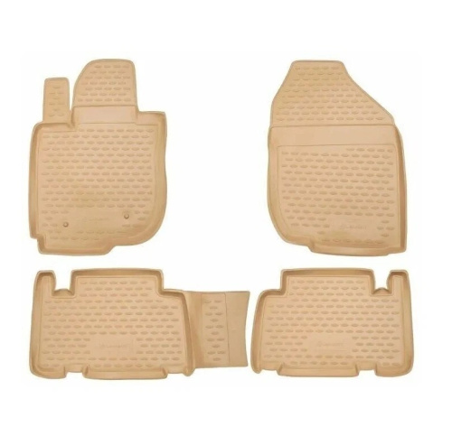 Коврики в салон Skoda Octavia (A4) 1996-2000 Универсал, полиуретан Element, Бежевый, Арт. NLC.45.09.212k