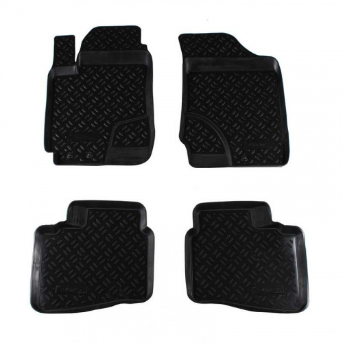Коврики в салон Hyundai Elantra (HD) 2006-2010, полиуретан Aileron, Черный, Арт. 60622