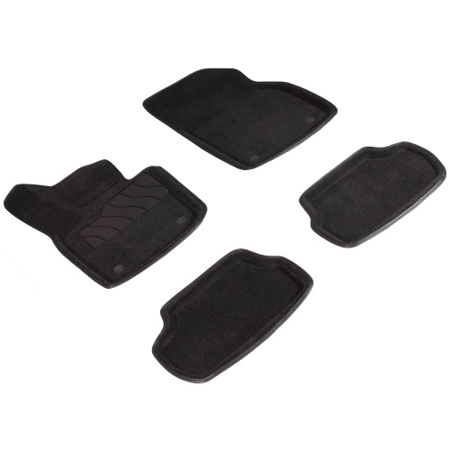 Коврики в салон MINI Hatch (F56) 2013-2018 3 дв, 3D ткань Seintex , Черный, Арт. 94738