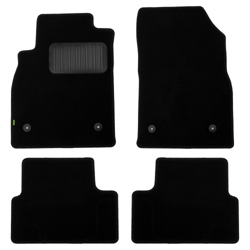 Коврики в салон Opel Astra J 2009-2012 Хэтчбэк 5 дв., ткань Klever standart, Черный, Арт. KLEVER02372301210KH