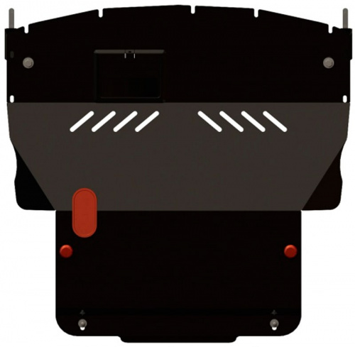 Защита картера двигателя, КПП Mitsubishi Colt (Z30) 2002-2012 Хэтчбэк 3 дв. V-1,3; 1,6 Арт. 14.0652