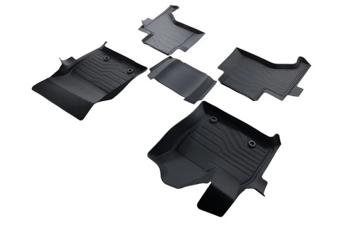 Коврики в салон Lexus   2021-, резина 3D SRTK LUX, Черный, Арт. 3DLELX21G08018