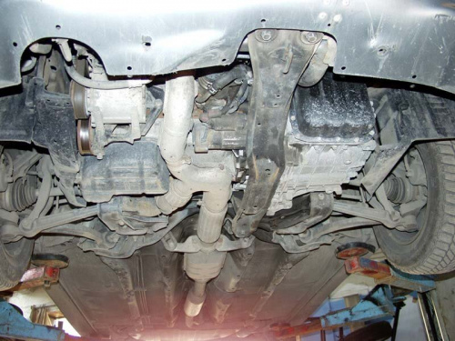 Защита картера двигателя, КПП Mitsubishi Galant 7 1992-1996 Седан V-1,8; 2,0; 2,5; 2,0TD 4wd Арт. 14.0282