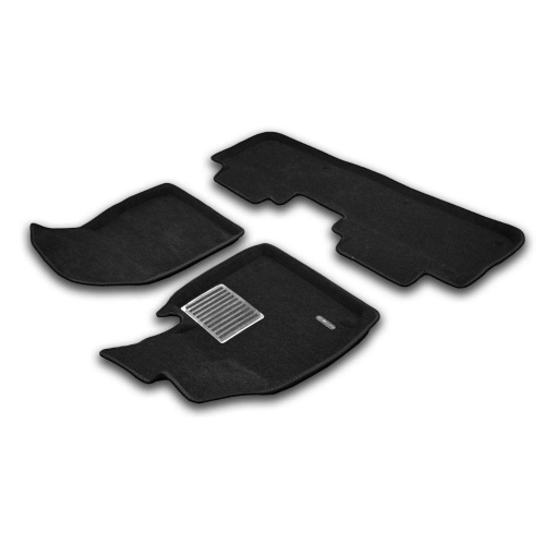 Коврики в салон Li Auto (Lixiang) L6 2024-, 3D ткань Euromat LUX, Черный, Арт. EM3D005742