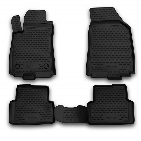 Коврики в салон Ford Mondeo  2007-2010 Седан, полиуретан Element, Черный, Арт. 1706787