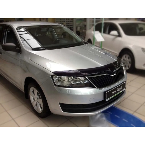 Дефлектор капота SIM для Skoda Rapid, арт.SSCRAP1212