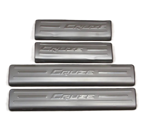 Накладки на пороги Chevrolet Cruze 2008-2012 Седан   Арт. BCVCZ0912