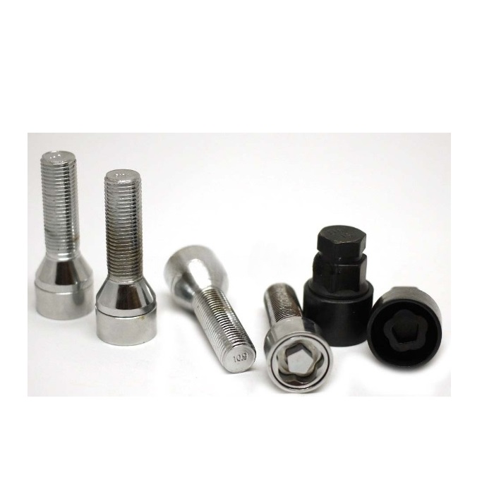 Секретные болты M14x1.5 Конус L-32мм Хром, Ключ 17-19, Арт. 674130Х2
