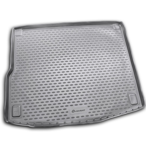 Коврик в багажник Volkswagen Touareg  2010-2014, полиуретан Element, Черный, 4-х зонный климат Арт. NLC.51.31.B13