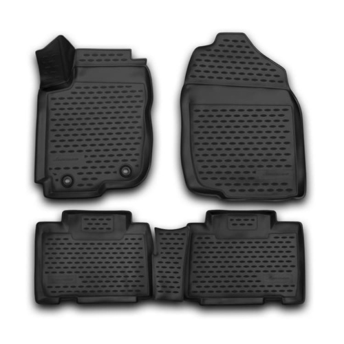 Коврики в салон Toyota RAV4 (XA40) 2012-2015, полиуретан 3D Element, Черный, Арт. NLC3D4857210K