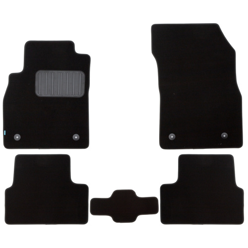 Коврики в салон Chevrolet Cruze 2008-2012 Седан, текстильные Klever premium, Черный, Арт. KLEVER03081322110KH