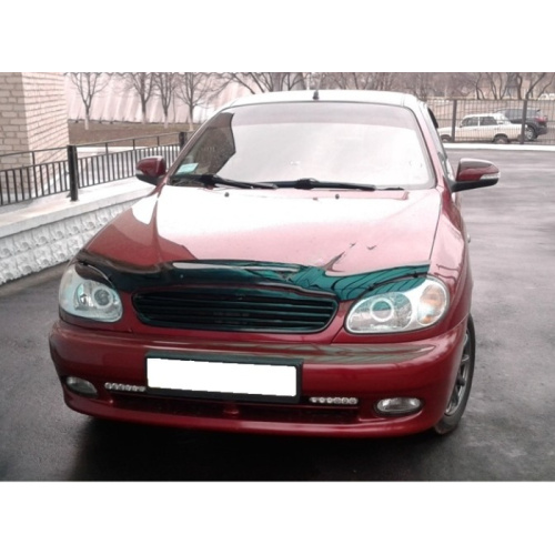Дефлектор капота SIM для Chevrolet Lanos, арт.SCHLAN9812