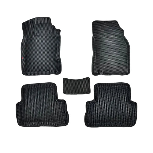 Коврики в салон Nissan Qashqai (J11) 2013-2019, 3D EVA LOCKER, Черный, Арт. EVANISQASH14RUS
