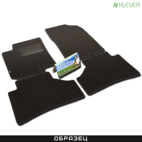 Коврики в салон Opel Zafira  2011-2016, текстильные Klever standart, Черный, Арт. KLEVER02372901210KH