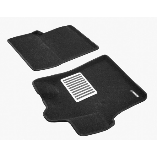 Коврики передние Citroen Jumpy  2016- Микроавтобус, 3D ткань Euromat LUX, Черный, - Арт. EM3D003900