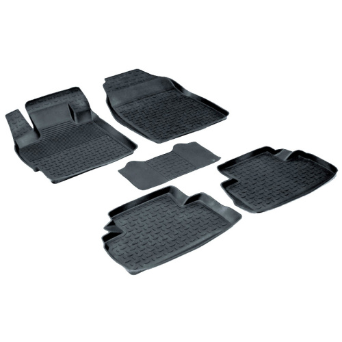Коврики в салон Mazda CX-7  2006-2009, резина Seintex выс. борт, Черный, Арт. 01292