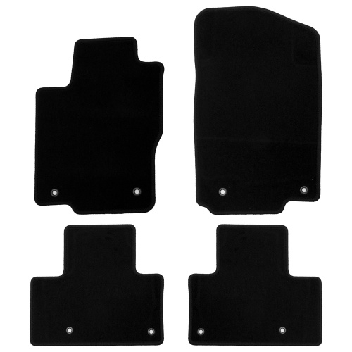 Коврики в салон Mercedes GL (X166) 2012-2016, текстильные Klever эконом, Черный, Арт. KLEVER01344401200K