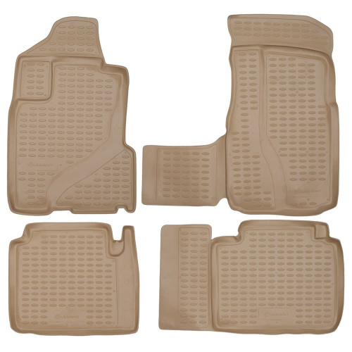 Коврики в салон Honda CR-V  2001-2004, полиуретан Element, Бежевый, Арт. NLC.18.03.212
