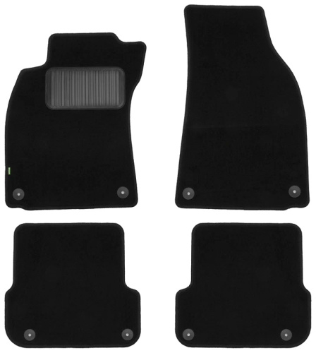 Коврики в салон Renault Duster  2010-2015, текстильные AutoFamily, Черный, 4WD Арт. NLT.41.29.11.110kh