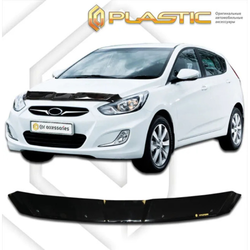 Дефлектор капота Ca-Plastic для Hyundai Solaris, арт.20100101058150000000000