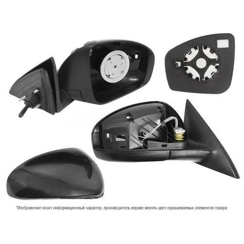 Зеркало боковое  Nissan Almera (G15) 2012-2018 Мех-кое, справа (R) Арт. STDT08940A1