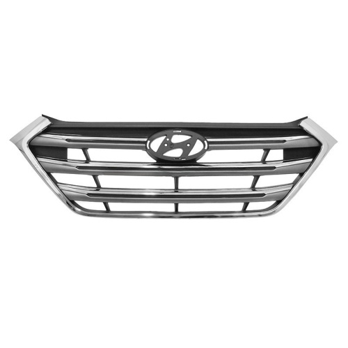 Решетка радиатора  Hyundai Tucson (TL) 2015-2019 с хром молдингом,  Арт. STHN52093A0