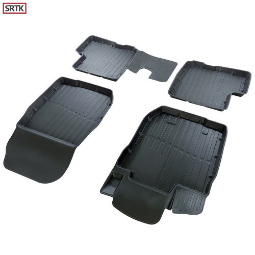 Коврики в салон LADA Largus 2021- FL Фургон, резина SRTK Standart, Черный, Арт. LD.LAR.21G.01X35
